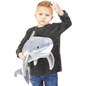 Sammy The Shark Peluche de animal de peluche blanco de 34