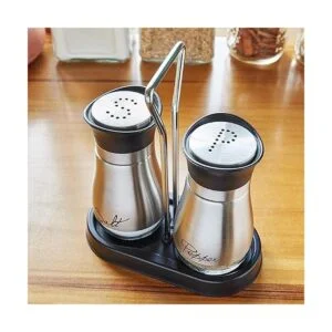 Set de salero y pimentero Alto grado de acero inoxidable_4