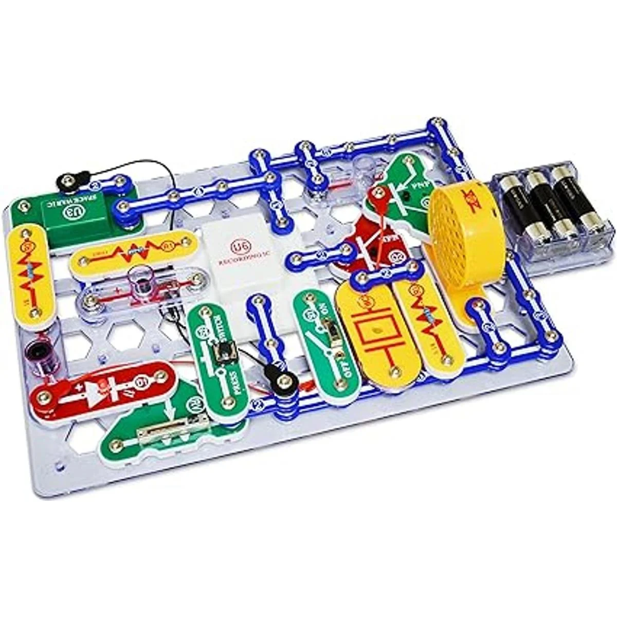 Kit de circuitos electrónicos Snap Circuits 203 de_3
