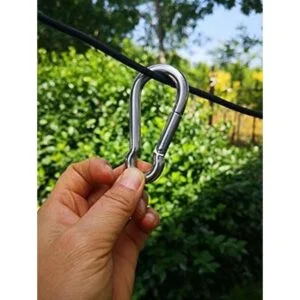 Mosquetón de resorte de acero inoxidable 10 unidades_3