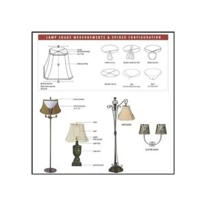 Royal Designs Inc. Elegante pantalla cuadrada con ribete_4