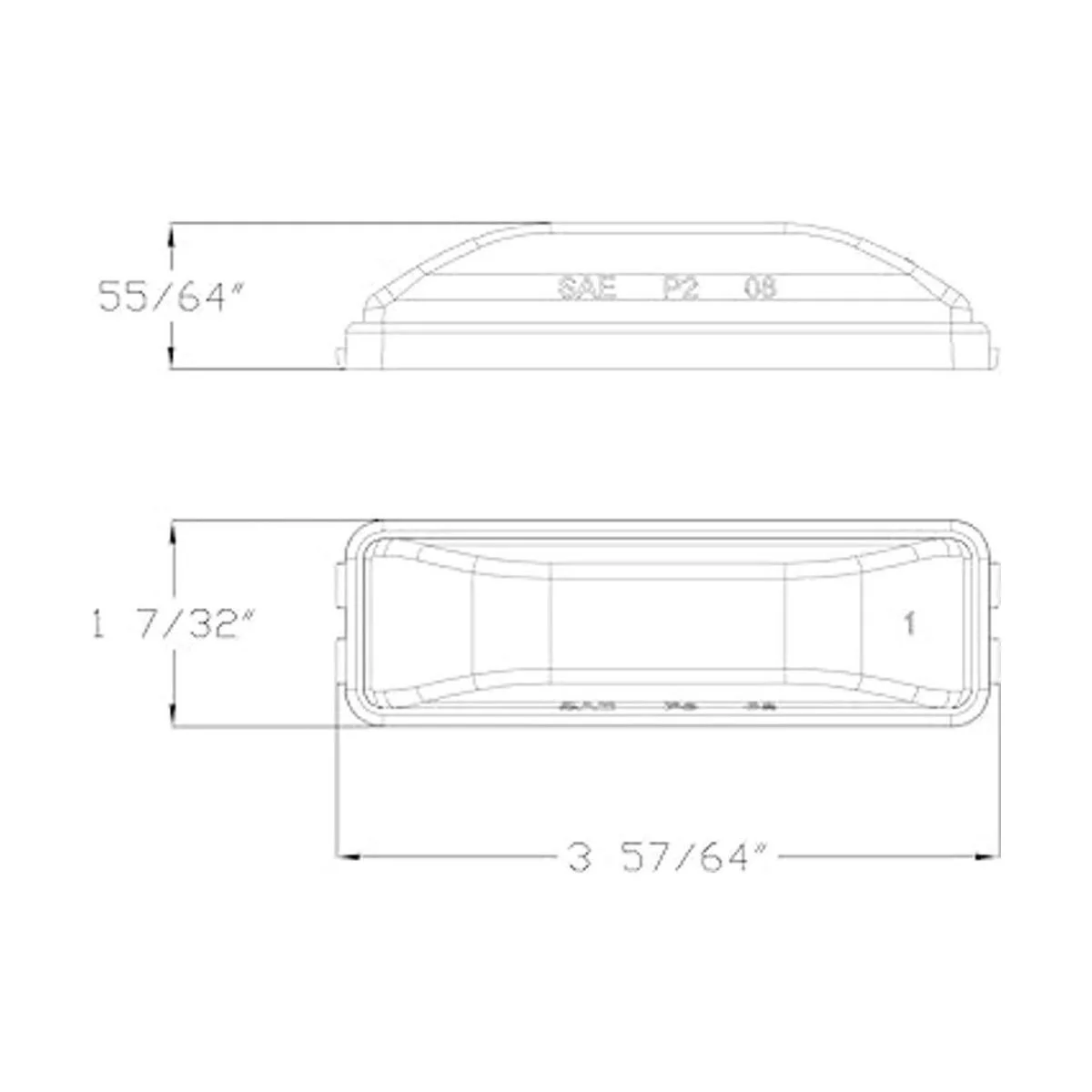 Lumitronics luz LED de posiciónmarcador sellada línea_5