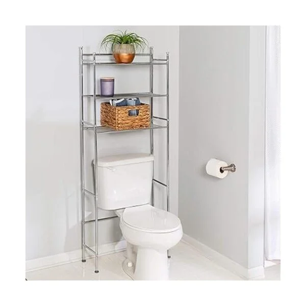 HoneyCanDo BTH05079 Estante de baño de metal de 3_2