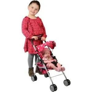 Mi primer carriola para muñecas con cesta y diseño de_2