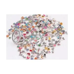 Miraclekoo 100 dijes flotantes mezcla surtida bricolaje_2