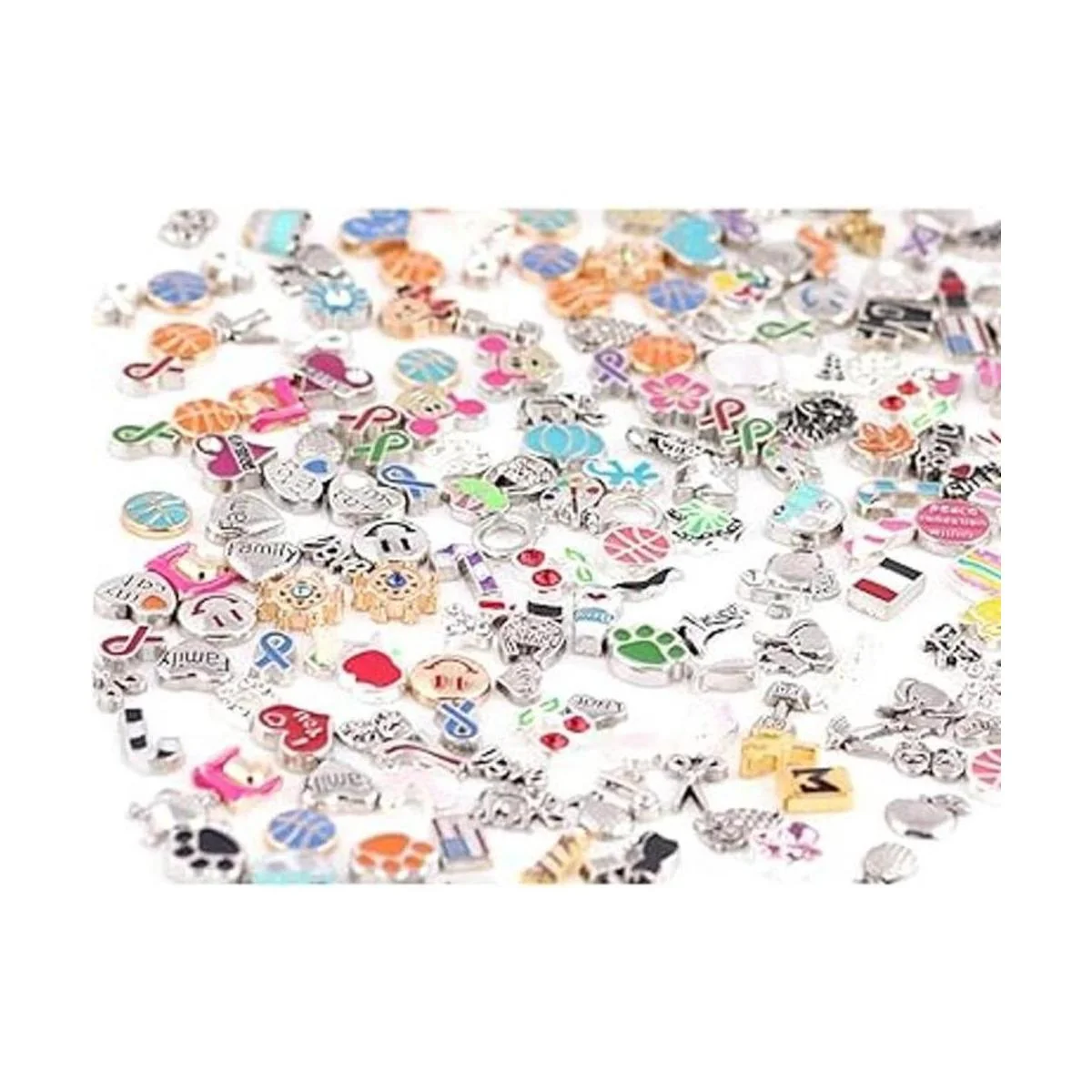 Miraclekoo 100 dijes flotantes mezcla surtida bricolaje_1