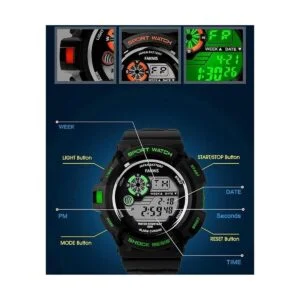 Fanmis Reloj digital digital multifunción para hombre_6