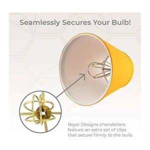 Royal Designs Inc. Empire Lámpara de araña de 3 x 5 x_3