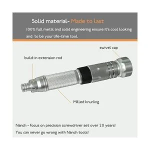 Nanch Juego de destornilladores de precisión juego de_2