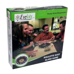 Evelots juego de beber Ruleta de vidrio w2 Bolas y 16