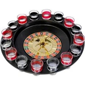Evelots juego de beber Ruleta de vidrio w2 Bolas y 16