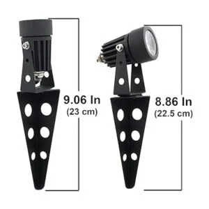 Focos LED blancos de luz cálida Mini 50 x con aluminio_2