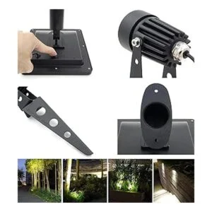 Focos LED blancos de luz cálida Mini 50 x con aluminio_4