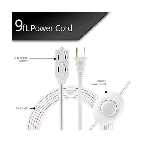 GE 42803 Cable de extensión de 3 salidas con interruptor_2