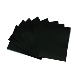 Hygloss 14851 Papel de silueta de 25 hojas color negro_2
