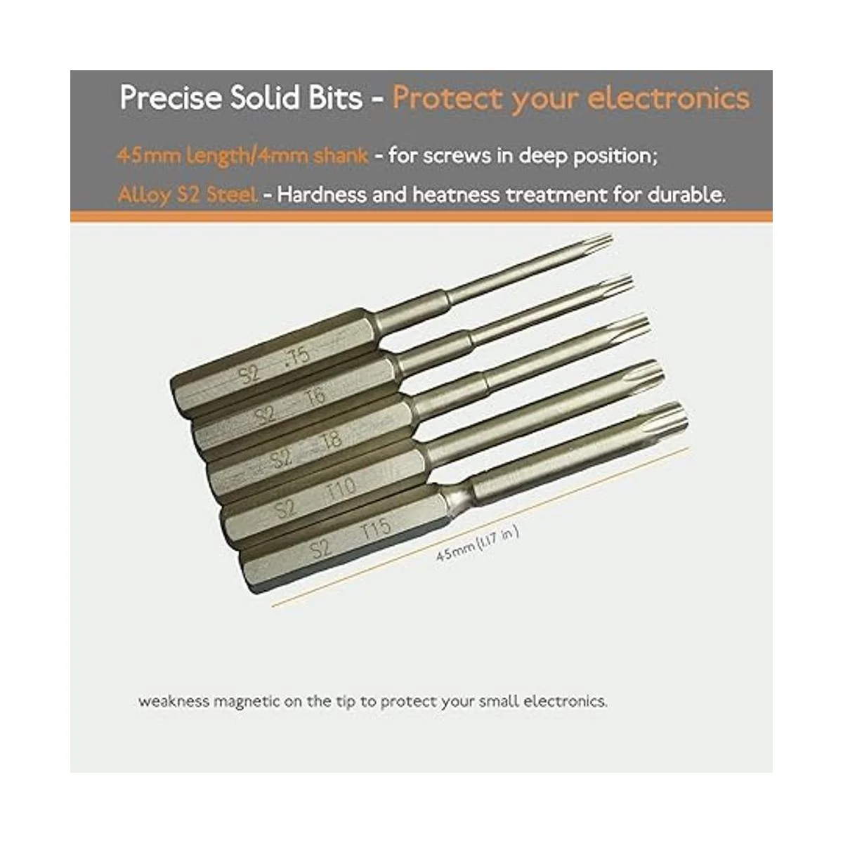 Nanch Juego de destornilladores de precisión juego de_3