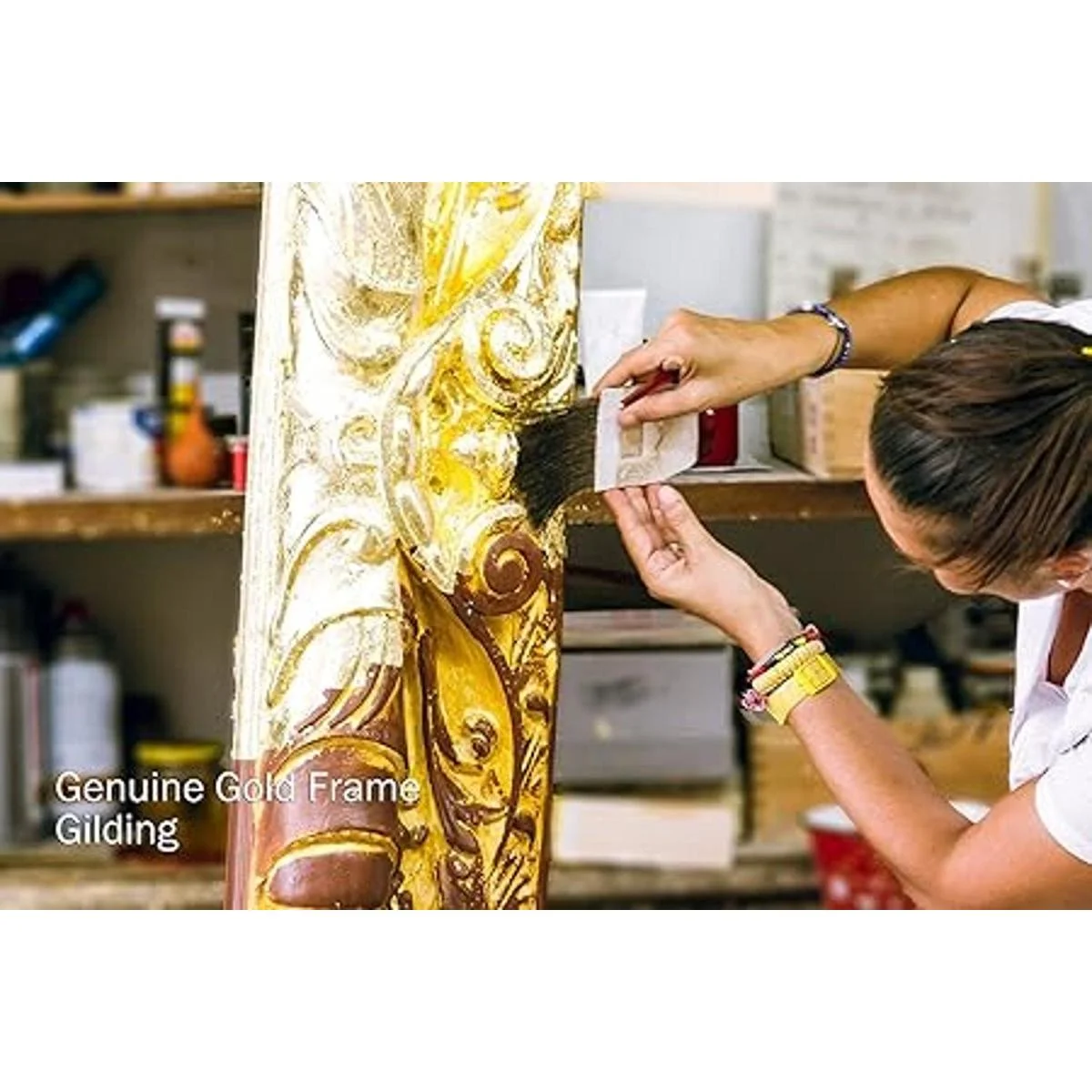 Hojas de plata genuina Barnabas Blattgold libretas de