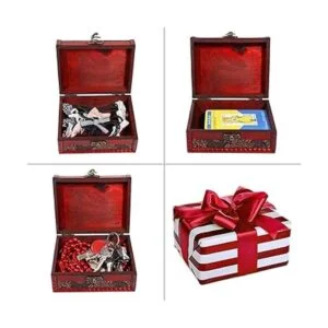 Caja de madera de SiCoHome pequeña 5.46 pulgadas