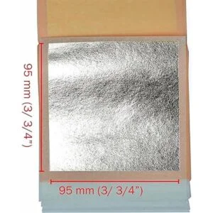 Hojas de plata genuina Barnabas Blattgold libretas de