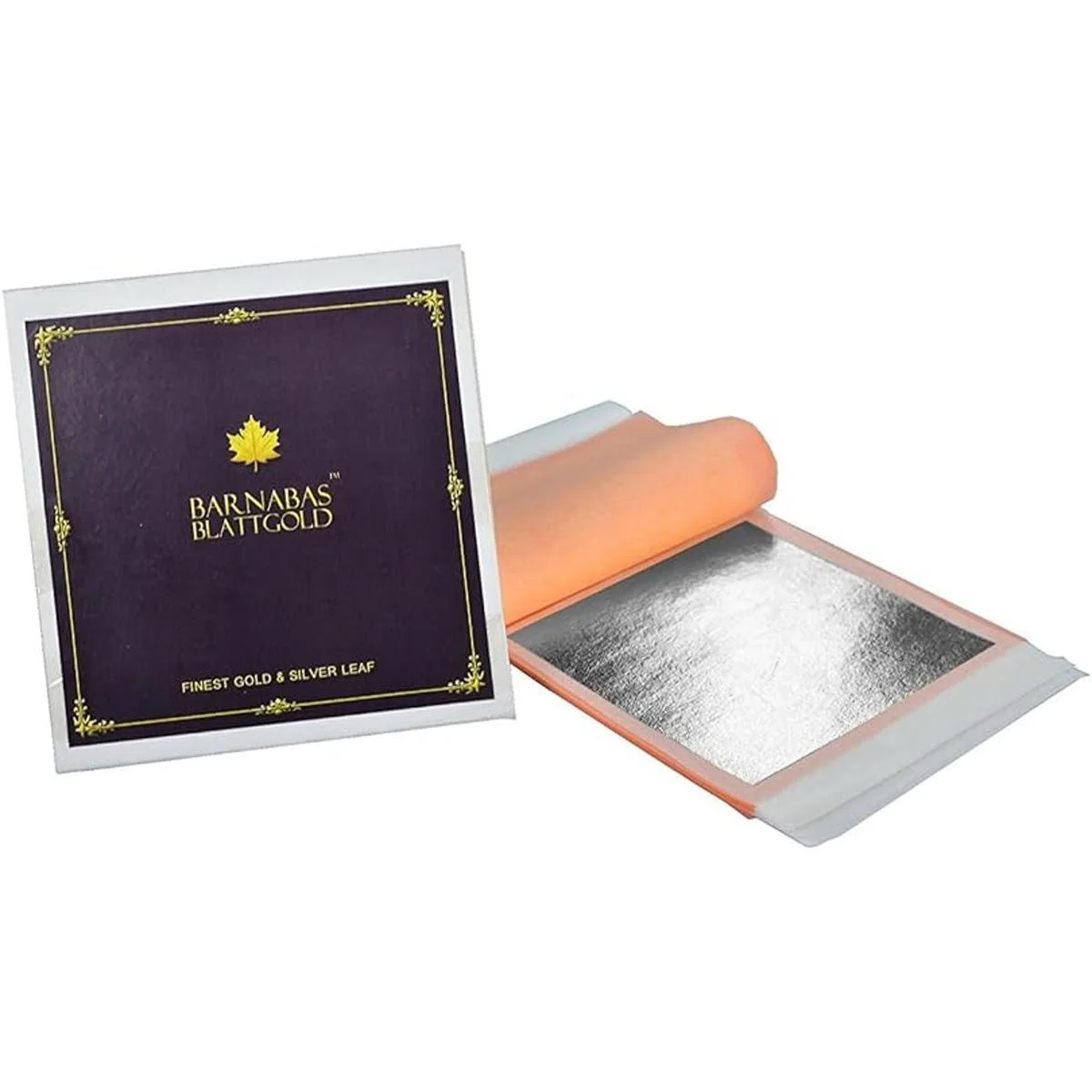 Hojas de plata genuina Barnabas Blattgold libretas de