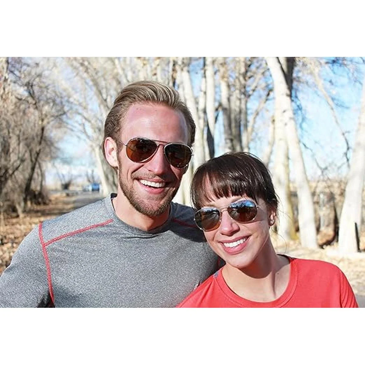 Eagle Eyes Classic Aviator anteojos de sol polarizadas_2