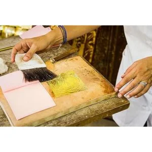 Hojas de plata genuina Barnabas Blattgold libretas de