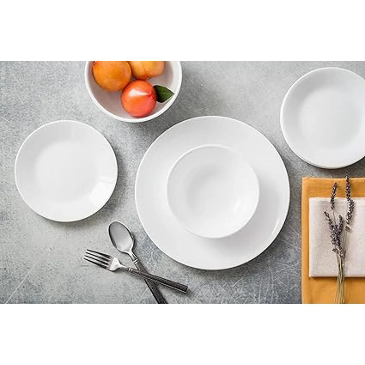 Corelle Vajilla Winter Frost White_3