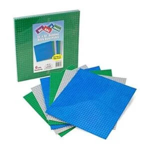 Placas base para edificio de ladrillo grande de 10 in x_2