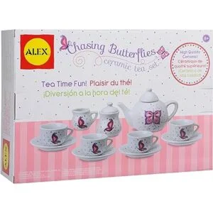 Juguetes Persecución Mariposas Juego de té de cerámica_2
