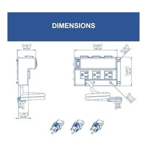 ONQ Módulo de banda de alimentación del gabinete de