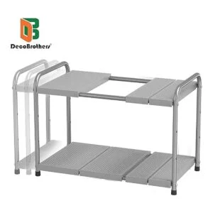 DecoBros organizador de estante expansible de 2 niveles_3