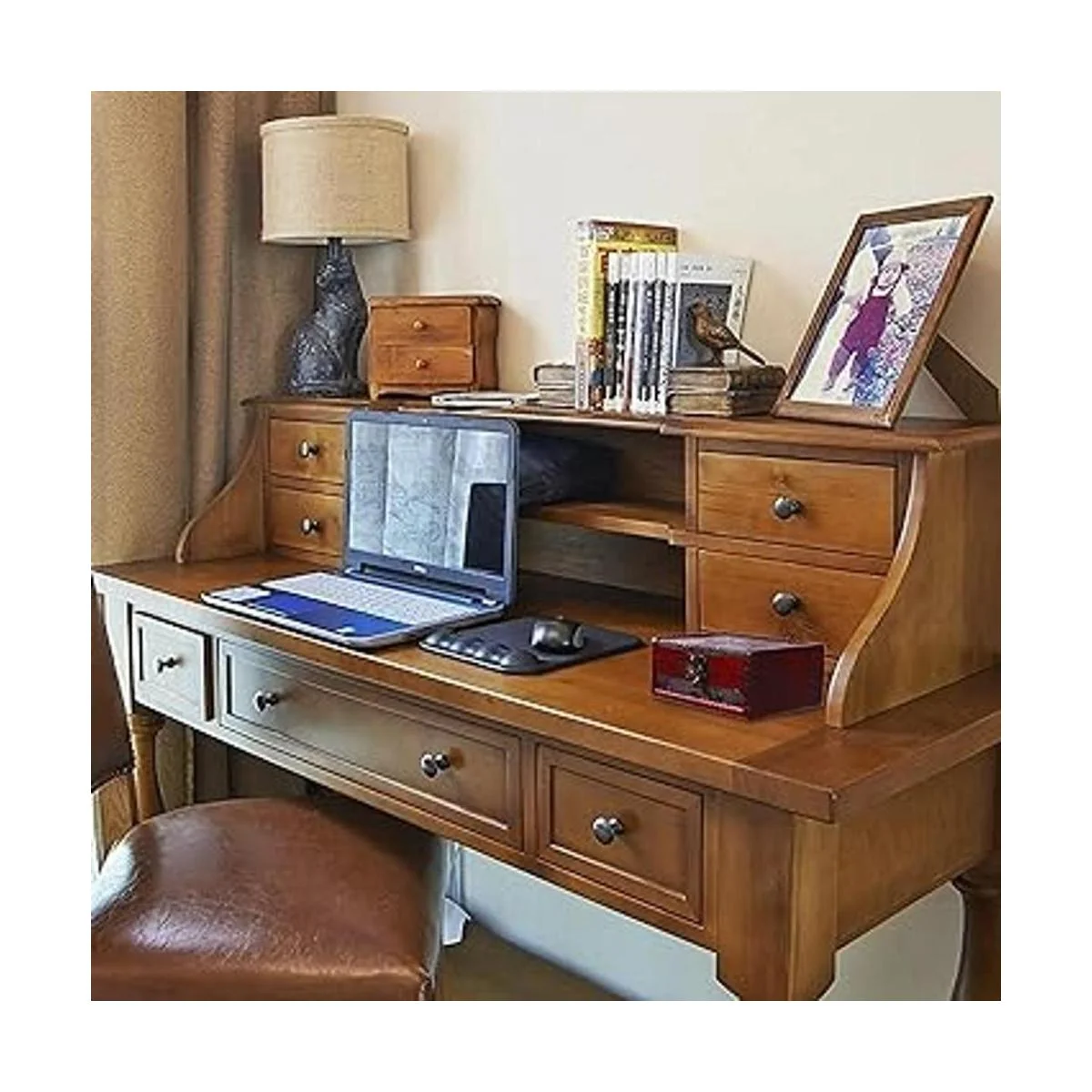 Caja de madera de SiCoHome pequeña 5.46 pulgadas