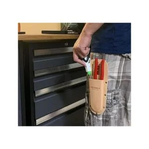 MLTOOLS Funda de cuero para tijeras de podar fabricada en