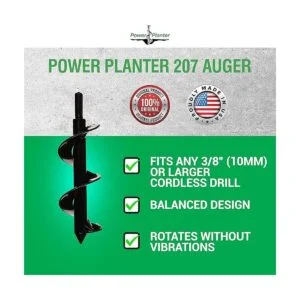 Power Planter Herramienta de taladro para plantar flores y_3