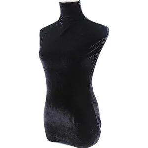 Navadeal maniquí de terciopelo silueta de la parte