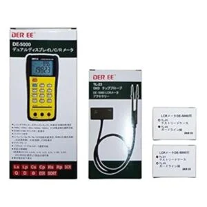 DE5000 medidor LCR de mano con accesorios._2