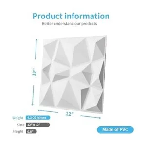 Art3d Paneles de pared 3D decorativos con diseño de_4