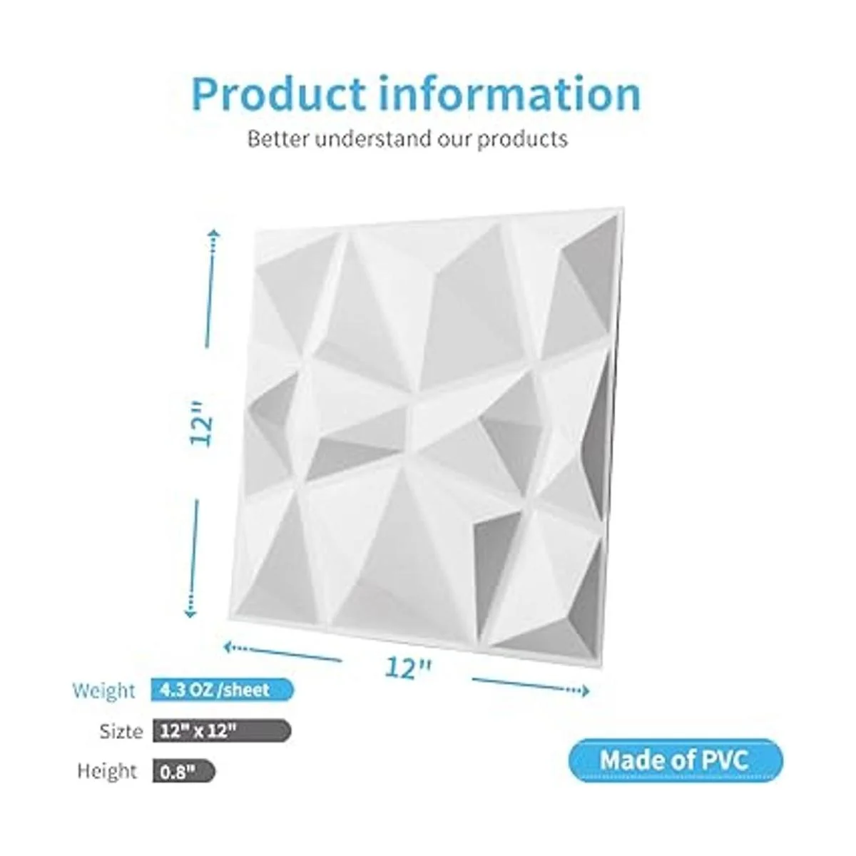 Art3d Paneles de pared 3D decorativos con diseño de_4