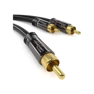 KabelDirekt 20 pies de largo cable RCAPhono Y de 1 a 2_3