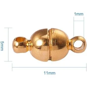 Pandahall Juego de 100 broches magnéticos redondos para