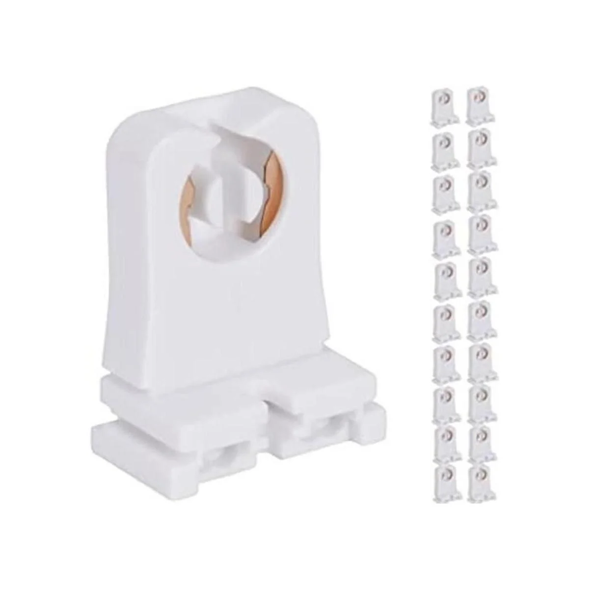 JACKYLED soporte con conectores hembra para lámpara T8