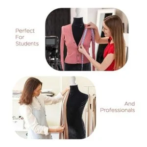 Navadeal maniquí de terciopelo silueta de la parte