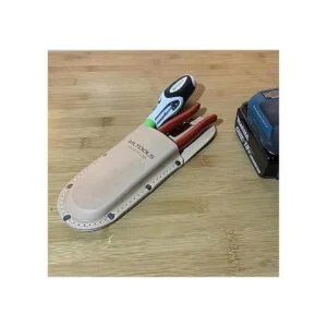 MLTOOLS Funda de cuero para tijeras de podar fabricada en