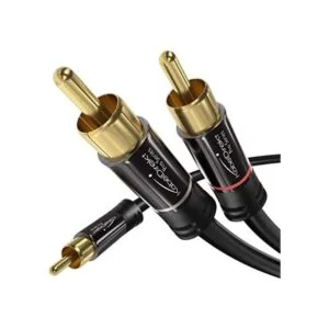 KabelDirekt 20 pies de largo cable RCAPhono Y de 1 a 2_1