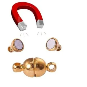 Pandahall Juego de 100 broches magnéticos redondos para