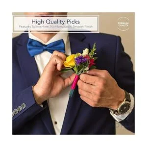 Royal Imports Estaca de madera verde de 8 pulgadas púas