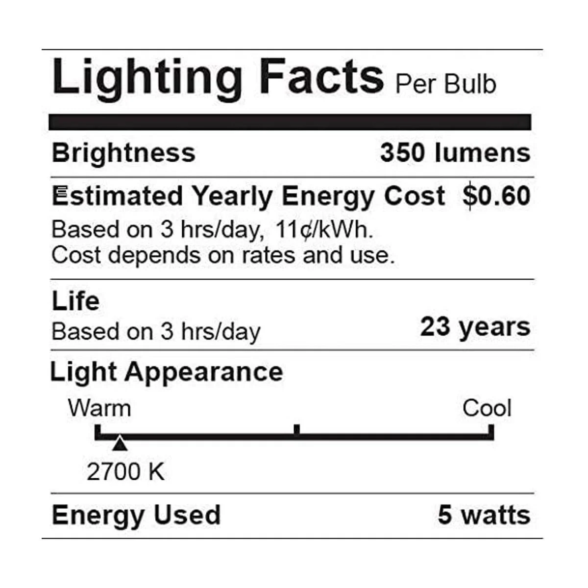 Bioluz Paquete de 6 bombillas LED con punta de llama