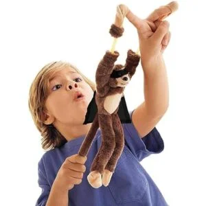 Juego de 3 monos voladores de peluche con sonido 11.5_4