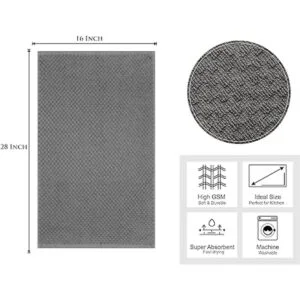Paquete de 4 toallas para cocina EuroCafe Cotton Craft