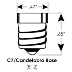 Bioluz Paquete de 6 bombillas LED con punta de llama